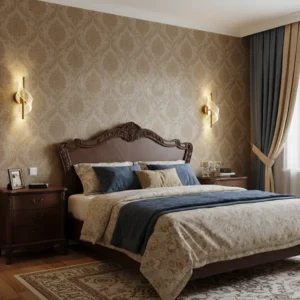 Modern Spiral Mesh Wall Sconce - Gold & White LED